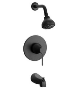 New ✨ PROFLO® Spiers Single Handle Tub & Shower Trim in Matte Black ❤️