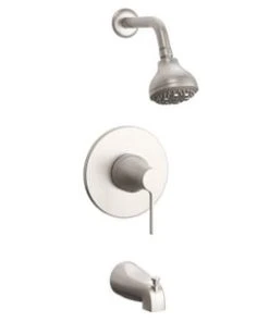 Coupon 😉 PROFLO® Spiers Single Handle Tub & Shower Trim in Brushed Nickel ⭐