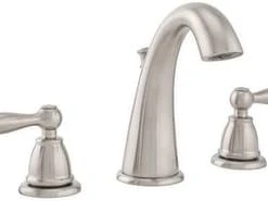 New ✔️ PROFLO® Bothwell Two Handle Widespread Bathroom Sink Faucet in Brushed Nickel 👏