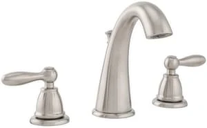 New ✔️ PROFLO® Bothwell Two Handle Widespread Bathroom Sink Faucet in Brushed Nickel 👏