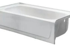 Best Sale ✔️ PROFLO® Rampart 60 x 32 in. Soaker Alcove Bathtub with Right Drain in White ⭐