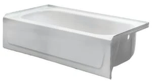 Best Sale ✔️ PROFLO® Rampart 60 x 32 in. Soaker Alcove Bathtub with Right Drain in White ⭐