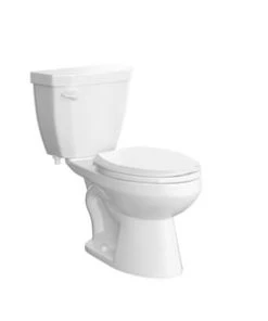 Hot Sale ✔️ PROFLO® Calhoun 1.28 gpf Round Two Piece Toilet in White ❤️