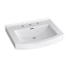 Deals 🌟 PROFLO® Otter Creek 20 x 24 in. Rectangular Vitreous China Pedestal Bathroom Sink, 8 in. Centerset in White ⭐