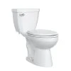 Cheapest 🌟 PROFLO® Calhoun 1.28 gpf Elongated Two Piece Toilet in White 🎉