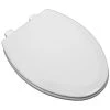 Top 10 👍 PROFLO® Camas Elongated Easy Clean Closed Front Heavy Duty Plastic Toilet Seat with Cover in White 🥰