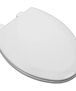 Top 10 👍 PROFLO® Camas Elongated Easy Clean Closed Front Heavy Duty Plastic Toilet Seat with Cover in White 🥰