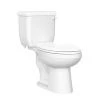 Cheap ✨ PROFLO® Jerritt Series 1.6 gpf Elongated Two Piece Toilet in White with 10 in. Rough-In ⌛