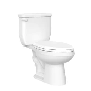 Coupon ❤️ PROFLO® Jerritt Series 1.0 gpf Elongated Two Piece Toilet in White with 10 in. Rough-In ✨