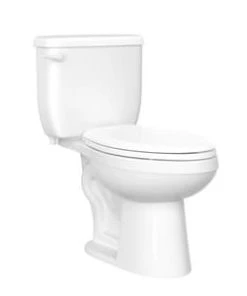 Best Pirce 🤩 PROFLO® Jerritt Series 1.0 gpf Elongated Two Piece Toilet in White with 10 in. Rough-In ❤️