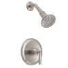 New ⭐ PROFLO® Hopkins Single Handle Single Function Shower Faucet in Brushed Nickel (Trim Only) ✔️