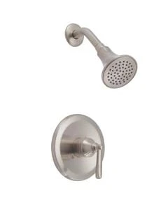 New ⭐ PROFLO® Hopkins Single Handle Single Function Shower Faucet in Brushed Nickel (Trim Only) ✔️