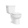 Outlet ✔️ PROFLO® Edgehill 1.28 gpf Elongated Two Piece Toilet in White ⌛