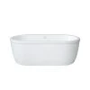 Top 10 😀 PROFLO® Borealis 66 x 36 in. Freestanding Bathtub with Rear Center Drain in White 😉
