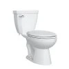 Wholesale ✨ PROFLO® Calhoun 1.28 gpf Round Two Piece Toilet in White with 10 in. Rough-In ⭐