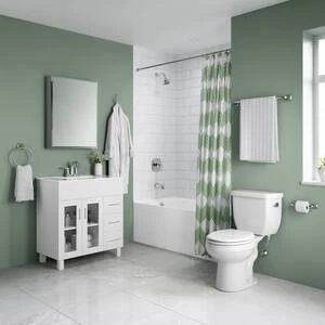 Best Pirce ⌛ PROFLO® Elysa 24 in. Towel Bar in Polished Chrome ⌛ - Image 2