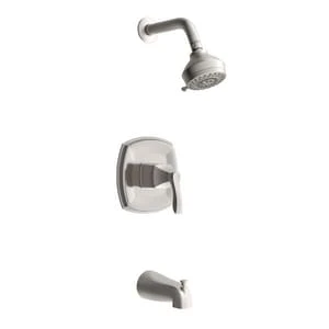 Best Sale 🎁 PROFLO® Cassadore Single Handle Multi Function Bathtub & Shower Faucet in Brushed Nickel ⭐