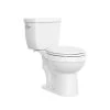 Wholesale 🛒 PROFLO® Edgehill 1.28 gpf Elongated Two Piece Toilet in White 🔥