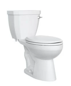 Flash Sale 🔥 PROFLO® Calhoun 1.28 gpf Elongated Two Piece Toilet in White 💯