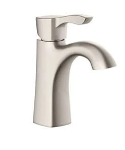 Promo ✔️ PROFLO® Cassadore Single Handle Monoblock Bathroom Sink Faucet in Brushed Nickel 🔥