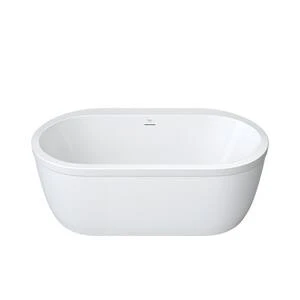 New ⌛ PROFLO® Borealis 59 x 32 in. Freestanding Bathtub in White ✨ - Image 3