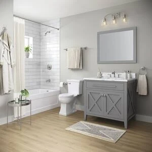 Brand new 😀 PROFLO® Hopkins Single Handle Single Function Bathtub & Shower Faucet in Brushed Nickel (Trim Only) 😀 - Image 3