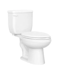 New 🎉 PROFLO® Jerritt Series 1.0 gpf Round Two Piece Toilet in White 🥰
