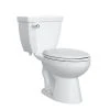 Flash Sale ✔️ PROFLO® Calhoun 1.28 gpf Round Two Piece Toilet in White with 14 in. Rough-In ⭐