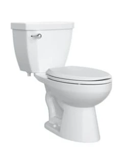 Flash Sale ✔️ PROFLO® Calhoun 1.28 gpf Round Two Piece Toilet in White with 14 in. Rough-In ⭐