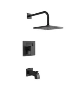 Cheap ⭐ PROFLO® Kelper Single Handle Single Function Bathtub & Shower Faucet in Matte Black (Trim Only) 🔥