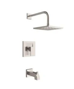 Best deal 🧨 PROFLO® Kelper Single Handle Bathtub & Shower Faucet in Brushed Nickel 🥰