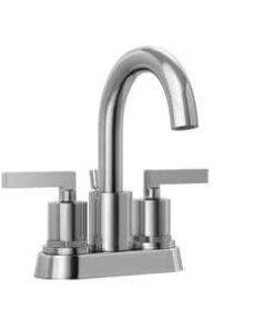 Outlet 😀 PROFLO® Two Handle Centerset Bathroom Sink Faucet in Polished Chrome Lever Handle ✨