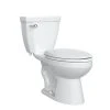 Best reviews of ✔️ PROFLO® Calhoun 1.28 gpf Elongated Two Piece Toilet in White with 10 in. Rough-In ⌛