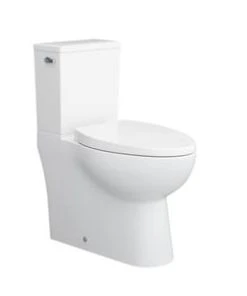 Hot Sale ⌛ PROFLO® Pogo 1.28 gpf Elongated Two Piece 🎁 Skirted Toilet in White 💯
