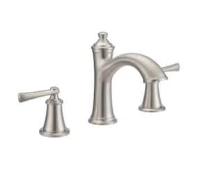 Discount ✨ PROFLO® Hopkins Two Handle Widespread Bathroom Sink Faucet in Brushed Nickel ✔️