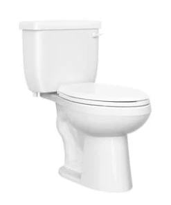 Promo ⌛ PROFLO® Jerritt Series 1.28 gpf Elongated Two Piece Toilet in White with 10 in. Rough-In ✔️