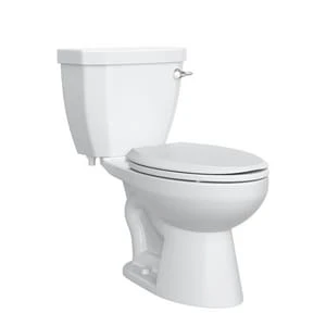 Best Sale 🧨 PROFLO® Calhoun 1.28 gpf Round Two Piece Toilet in White 🎉