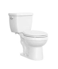 Discount 🌟 PROFLO® Edgehill 1.28 gpf Elongated Two Piece Toilet in White with 14 in. Rough-In 🛒