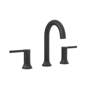 Best Sale 👏 PROFLO® Spiers Two Handle Widespread Bathroom Sink Faucet in Matte Black 🧨