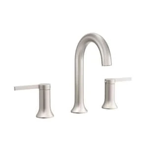 New 🧨 PROFLO® Spiers Two Handle Widespread Bathroom Sink Faucet in Brushed Nickel 🤩