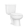 Top 10 🔥 PROFLO® Jerritt Series 1.28 gpf Round Two Piece Toilet in White with 10 in. Rough-In ✔️