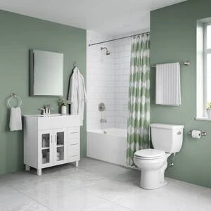 Flash Sale 🧨 PROFLO® Cassadore Single Handle Shower Faucet in Brushed Nickel Trim Only 👍 - Image 2