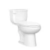 Flash Sale 🛒 PROFLO® Jerritt Series 1.28 gpf Elongated Two Piece Toilet in White with 12 in. Rough-In ⌛