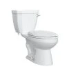 Hot Sale 👍 PROFLO® Calhoun 1.28 gpf Elongated Two Piece Toilet in White 👏