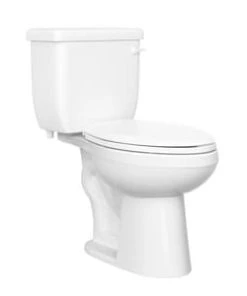 Cheap ✔️ PROFLO® Jerritt Series 1.6 gpf Elongated Two Piece Toilet in White with 10 in. Rough-In 😉