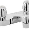 Budget 🔔 PROFLO® Two Handle Metering Bathroom Sink Faucet in Polished Chrome 👍