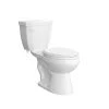 Budget ❤️ PROFLO® Calhoun 1.28 gpf Elongated ADA Two Piece Toilet in White 🎉