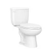 Buy 🛒 PROFLO® Jerritt Series 1.0 gpf Round Two Piece Toilet in White with 10 in. Rough-In 🌟