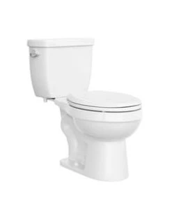 Hot Sale 🔥 PROFLO® Edgehill 1.28 gpf Elongated Two Piece Toilet in White with 10 in. Rough-In 💯