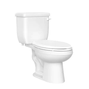 Wholesale 😀 PROFLO® Jerritt Series 1.6 gpf Elongated Two Piece Toilet in White with 10 in. Rough-In 🔔